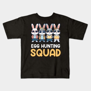 Egg Hunting Squad Kids T-Shirt